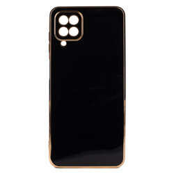 Galaxy A22 4G Case Zore Bark Cover Black