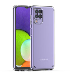 Galaxy A22 4G Case Zore Coss Cover Colorless