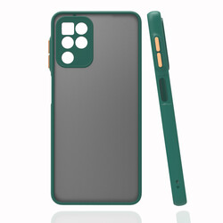 Galaxy A22 4G Case Zore Hux Cover Dark Green