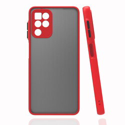 Galaxy A22 4G Case Zore Hux Cover Red