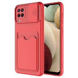 Galaxy A22 4G Case ​Zore Kartix Cover Red