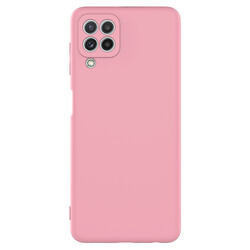 Galaxy A22 4G Case Zore Mara Lansman Cover Light Pink