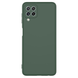 Galaxy A22 4G Case Zore Mara Lansman Cover Dark Green