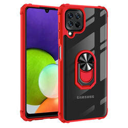 Galaxy A22 4G Case Zore Mola Cover Red