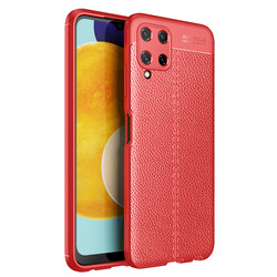 Galaxy A22 4G Case Zore Niss Silicon Cover Red