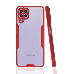 Galaxy A22 4G Case Zore Parfe Cover Red