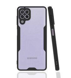 Galaxy A22 4G Case Zore Parfe Cover Black