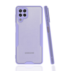 Galaxy A22 4G Case Zore Parfe Cover Purple
