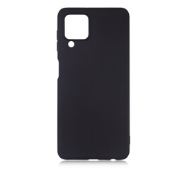 Galaxy A22 4G Case Zore Premier Silicon Cover Black
