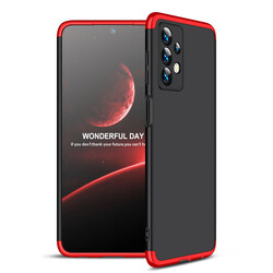 Galaxy A23 Case Zore Ays Cover Black-Red