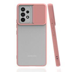 Galaxy A23 Case Zore Lensi Cover Light Pink