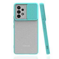 Galaxy A23 Case Zore Lensi Cover Turquoise