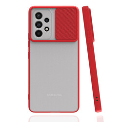 Galaxy A23 Case Zore Lensi Cover Red