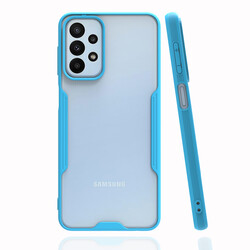 Galaxy A23 Case Zore Parfe Cover Blue
