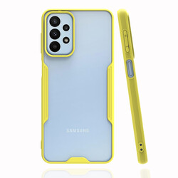 Galaxy A23 Case Zore Parfe Cover Yellow