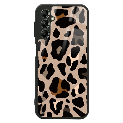 Galaxy A24 Case with Camera Protection, Patterned Zore Lusi Cover Leopar