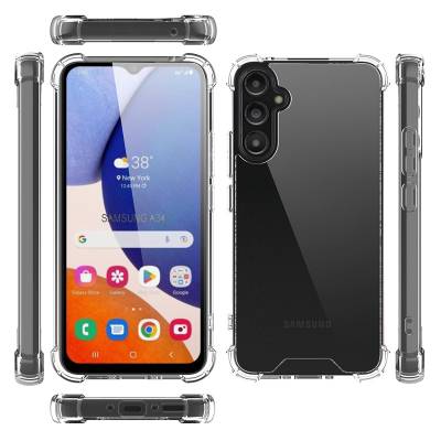 Galaxy A24 Case Zore Nitro Anti Shock Silicone Colorless