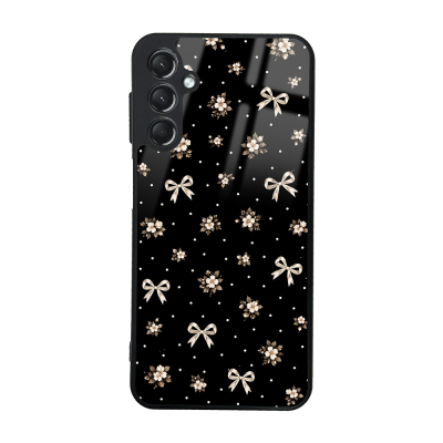 Galaxy A24 Kılıf Kamera Korumalı Desenli Zore Lusi Kapak Gold Fiyonk