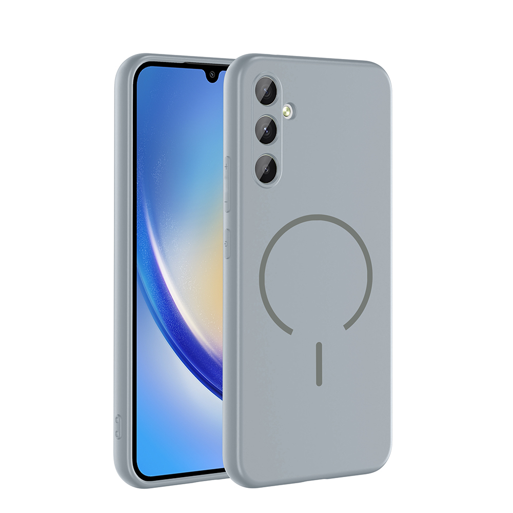 Galaxy A24 Kılıf M-safe Şarj Özellikli Zore Meta Kapak - 7