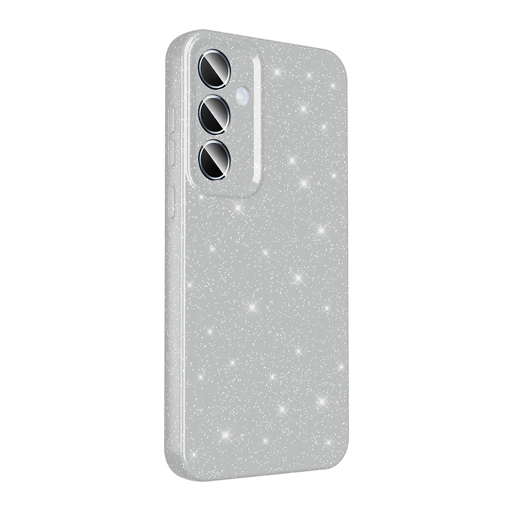 Galaxy A25 Case Camera Protected Silvery Luxury Zore Koton Cover - 11