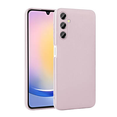 Galaxy A25 Case Zore Premier Silicone Cover Rose Gold