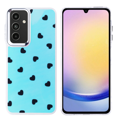 Galaxy A25 Kılıf Airbag Tasarımlı Zore Hadra Kapak Kalp