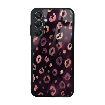 Galaxy A25 Kılıf Kamera Korumalı Desenli Zore Lusi Kapak Pembe Leopar