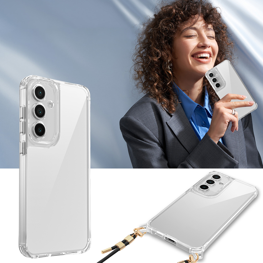 Galaxy A26 Case Airbag Detachable Strap Zore Snap Silicone Cover - 7