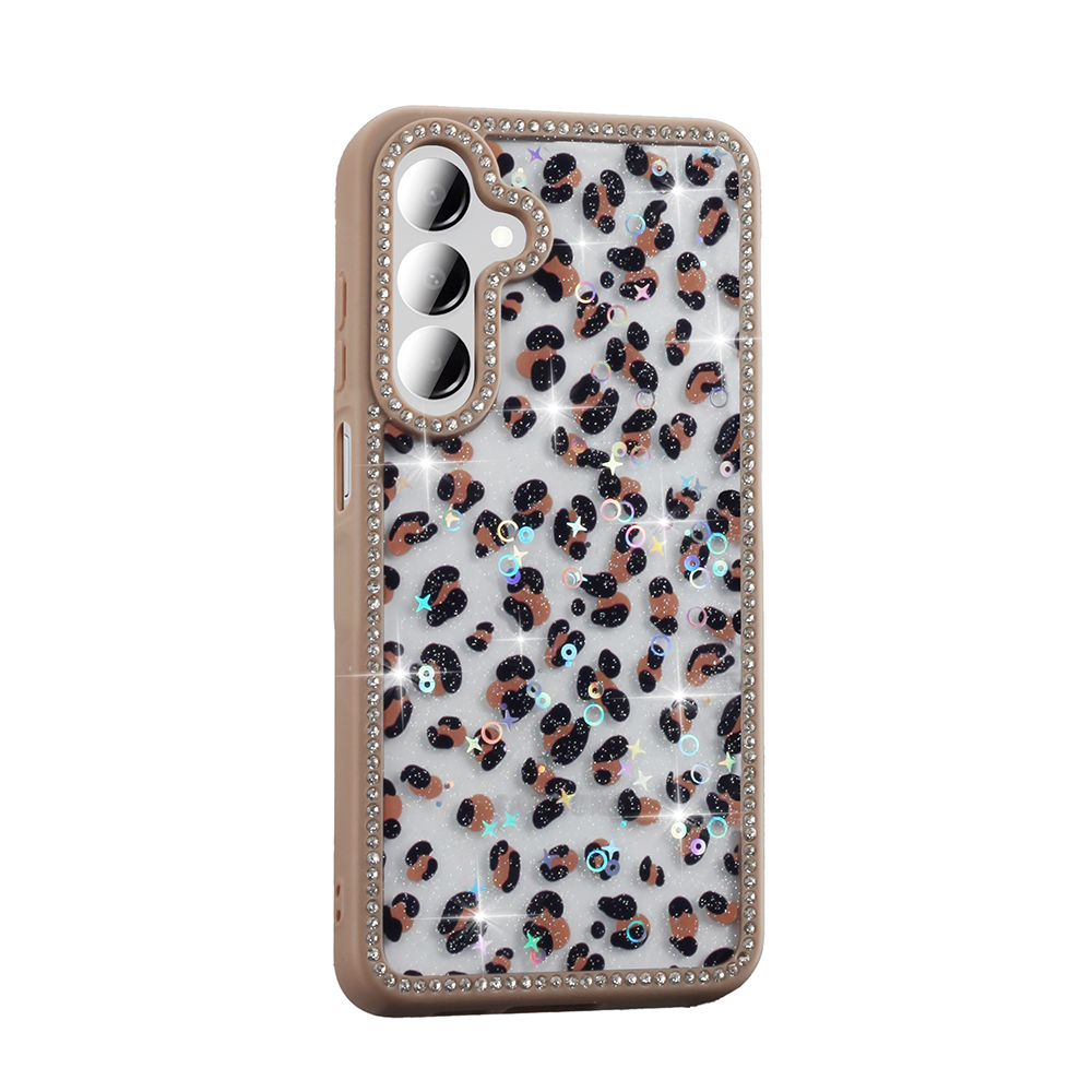 Galaxy A26 Case Stone and Glitter Design Zore Azra Cover - 5