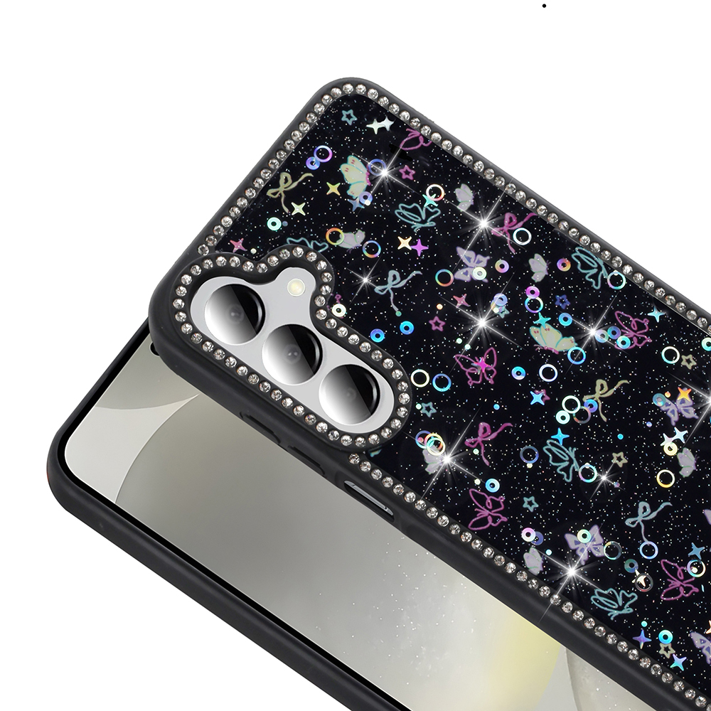 Galaxy A26 Case Stone and Glitter Design Zore Azra Cover - 9