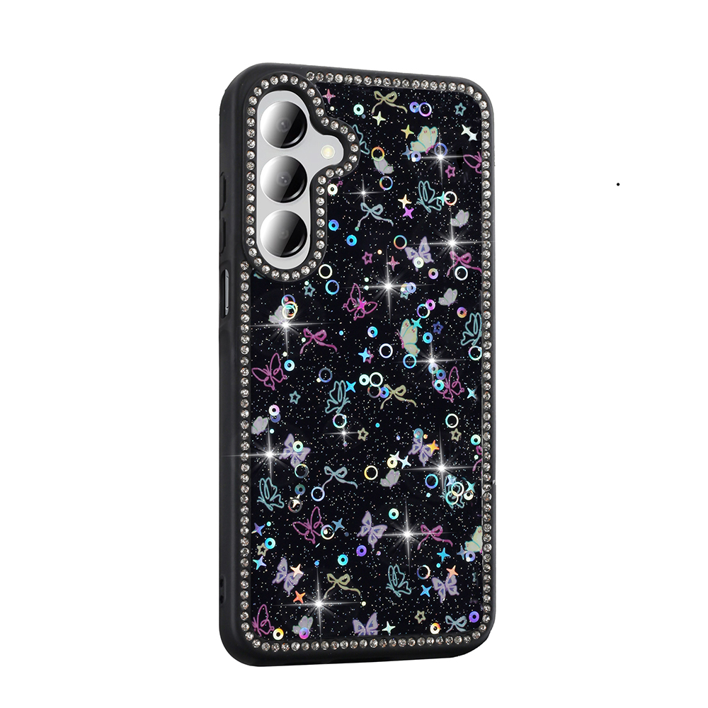 Galaxy A26 Case Stone and Glitter Design Zore Azra Cover - 6