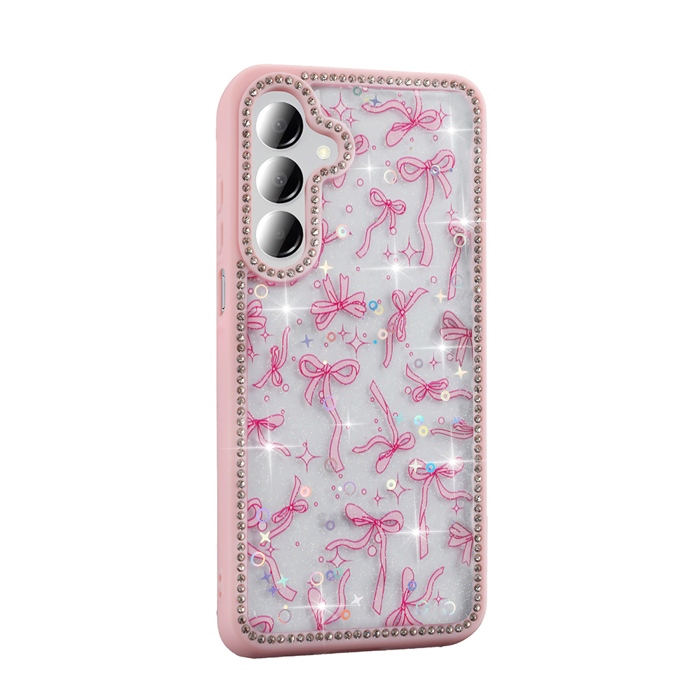 Galaxy A26 Case Stone and Glitter Design Zore Azra Cover - 7