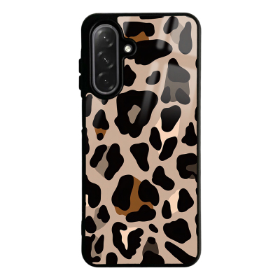 Galaxy A26 Case with Camera Protection, Patterned Zore Lusi Cover Leopar