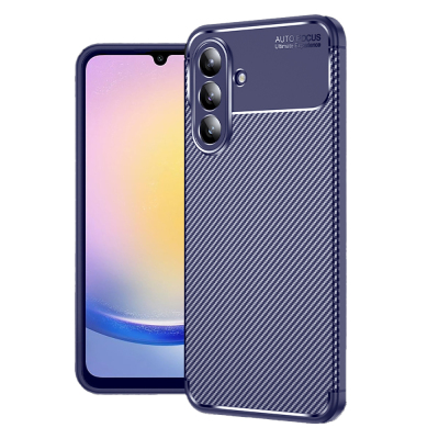 Galaxy A26 Case Zore Negro Silicone Cover Navy blue