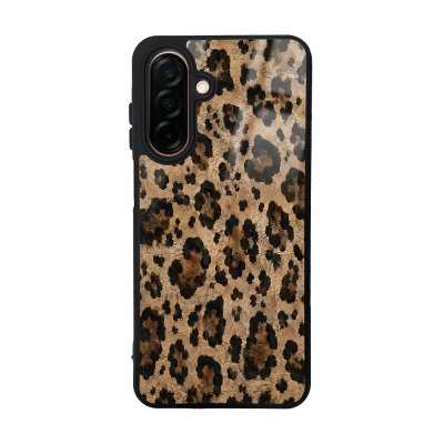 Galaxy A26 Kılıf Kamera Korumalı Desenli Zore Lusi Kapak Kahve Leopar