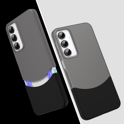 Galaxy A26 Kılıf Mıknatıslı Zore Duble Kapak Siyah