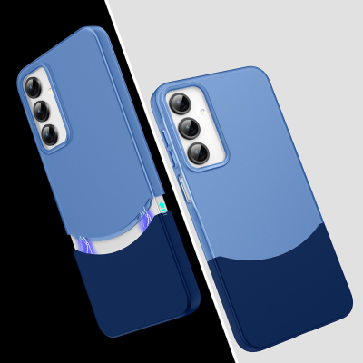 Galaxy A26 Kılıf Mıknatıslı Zore Duble Kapak Lacivert