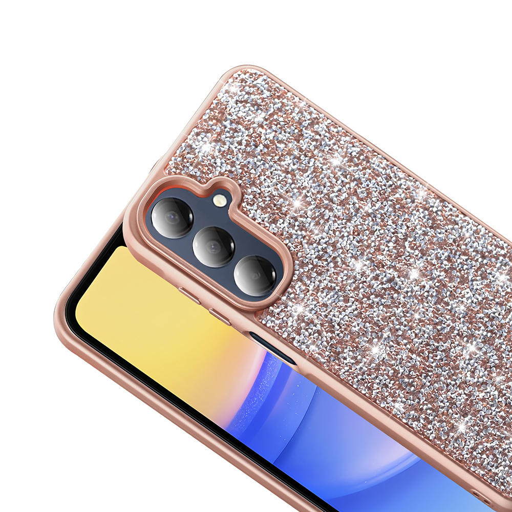 Galaxy A26 Kılıf Parlak Taşlı Tasarım Zore Pırlanta Kapak - 14