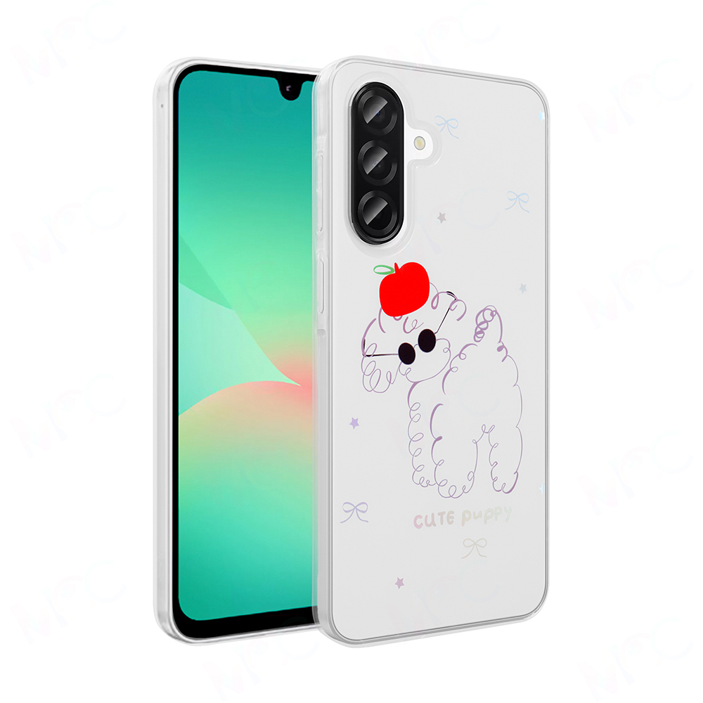 Galaxy A26 Kılıf Şeffaf Figürlü Zore Folk Sert Kapak - 1