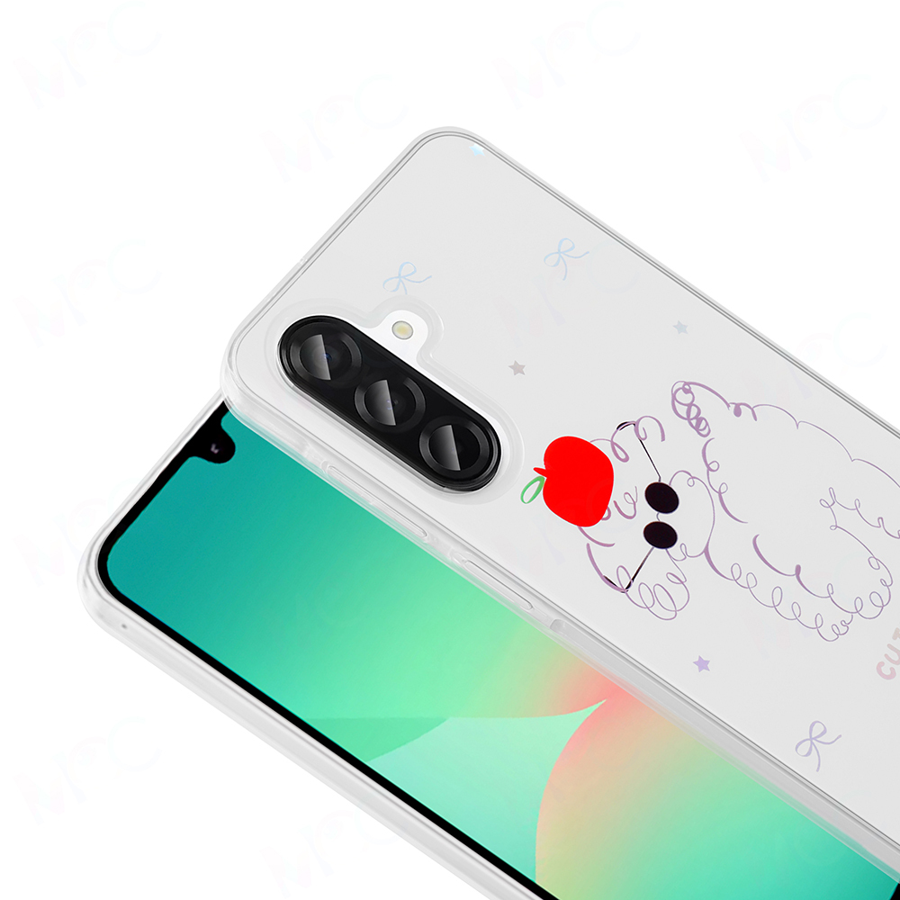 Galaxy A26 Kılıf Şeffaf Figürlü Zore Folk Sert Kapak - 12