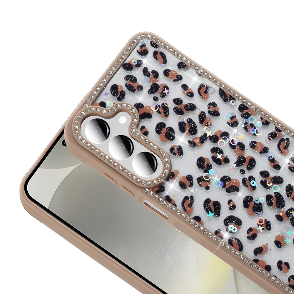 Galaxy A26 Kılıf Taşlı ve Simli Tasarım Zore Azra Kapak - 8