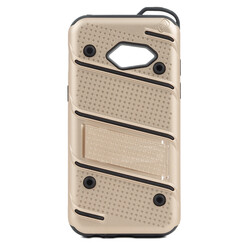 Galaxy A3 2017 Case Zore Iron Cover Gold