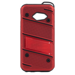 Galaxy A3 2017 Case Zore Iron Cover Red