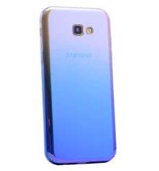 Galaxy A3 2017 Kılıf Zore Renkli Transparan Kapak Mavi