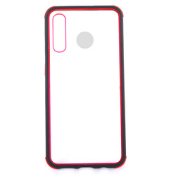 Galaxy A30 Case Zore Tiron Cover Black-Red
