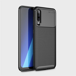 Galaxy A30S Case Zore Negro Silicon Cover Black