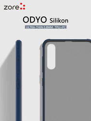 Galaxy A30S Case Zore Odyo Silicon Navy blue