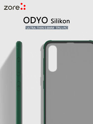 Galaxy A30S Case Zore Odyo Silicon Dark Green