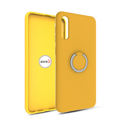 Galaxy A30S Case Zore Plex Cover Yellow