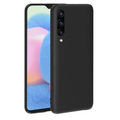 Galaxy A30S Case Zore Premier Silicone Cover Black